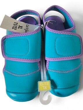 Cat & Jack Turquoise/Purple Water Sandals Size Toddler XL 11/12 NEW with Tags